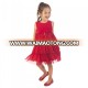 Girls Dress Children′s Clothing Baby Princess Dress Lace Veil Velvet Skirt