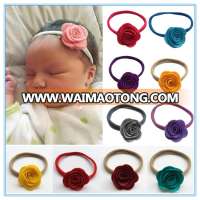 New hair accessories product environment-friendly felt flower baby nylon headband